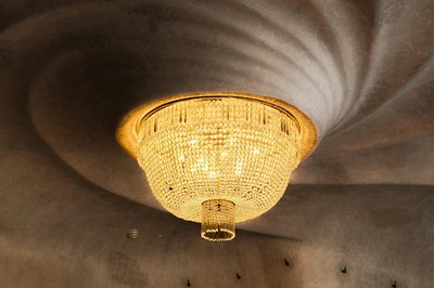 Grand Ornate Crystal Chandelier